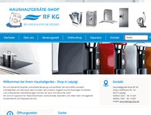Tablet Screenshot of hsg-shop.de
